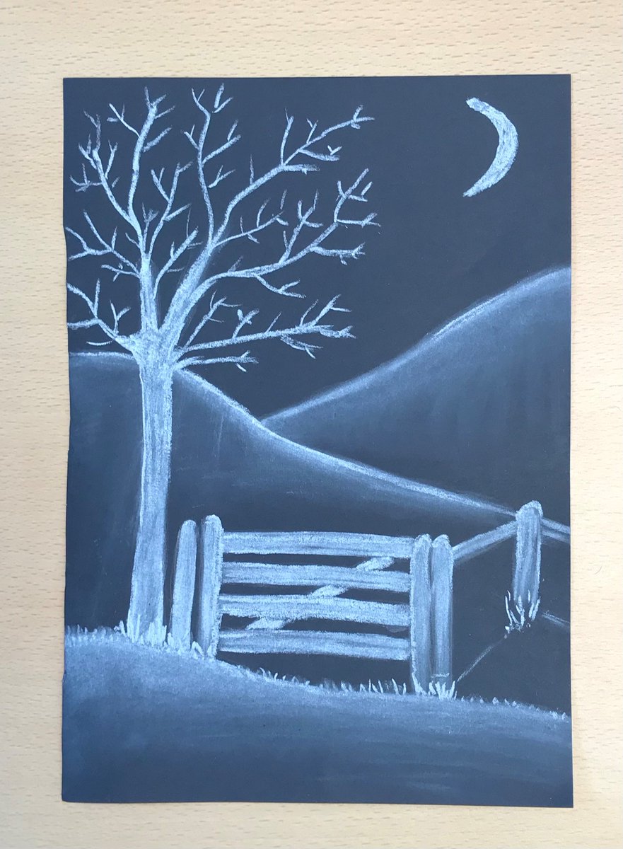 We had another Zoom art session on Tuesday, thanks to gorgeous materials gifted by <a href="/TownerGallery/">Towner Eastbourne</a>. Here are some chalk drawings that were created. There's a reason for the Christmas theme, I promise! #ArtForWellbeing #UnpaidCarers #Eastbourne #EastSussex