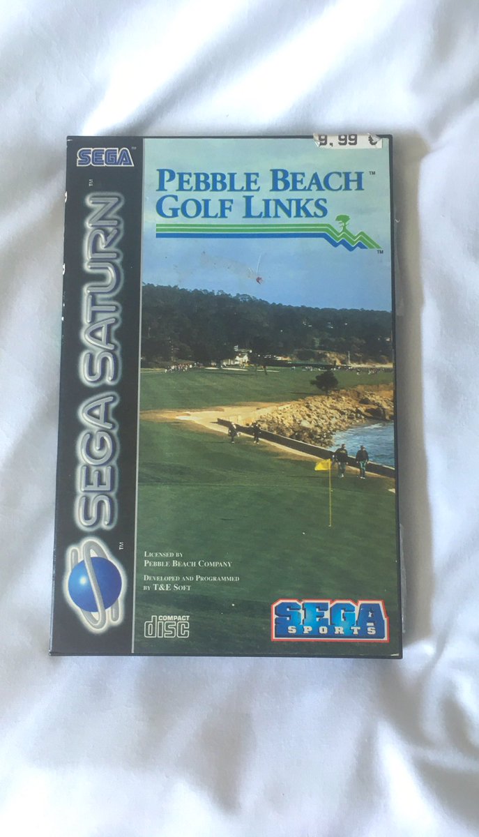 notnicholas's tweet photo. La jolie trouvaille retro du jour : le fameux #peeblebeach golf links avec Craig Stadler (on en parle dans le @Decennies spécial #segasaturn https://t.co/ugd8utU2nw