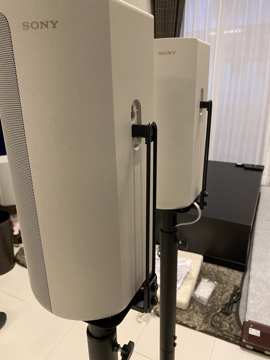 ソニー HT-A9、SA-SW3、eonoスピーカースタンド