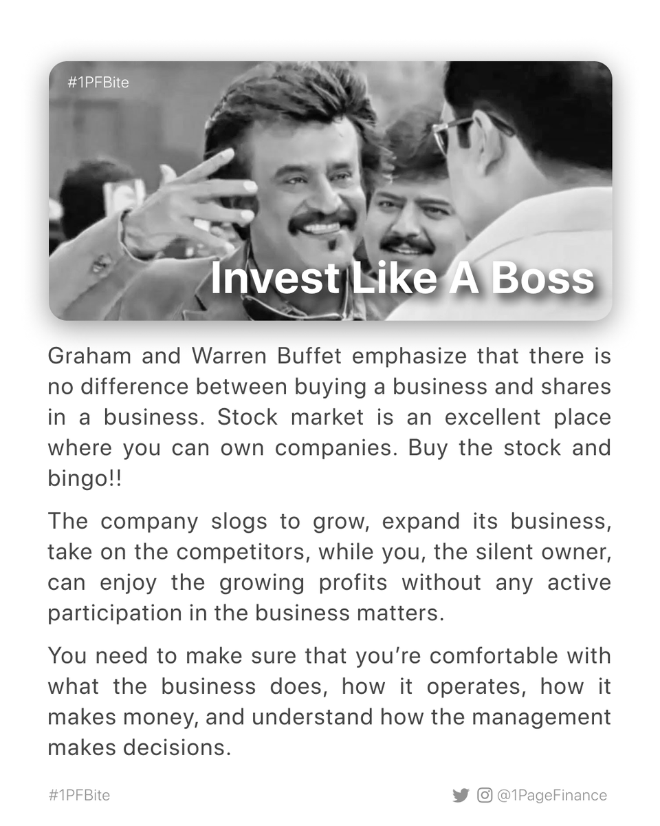 1PageFinance's tweet photo. Invest Like A Boss 😎 #1PFBite https://t.co/2Qgw0L2OFD