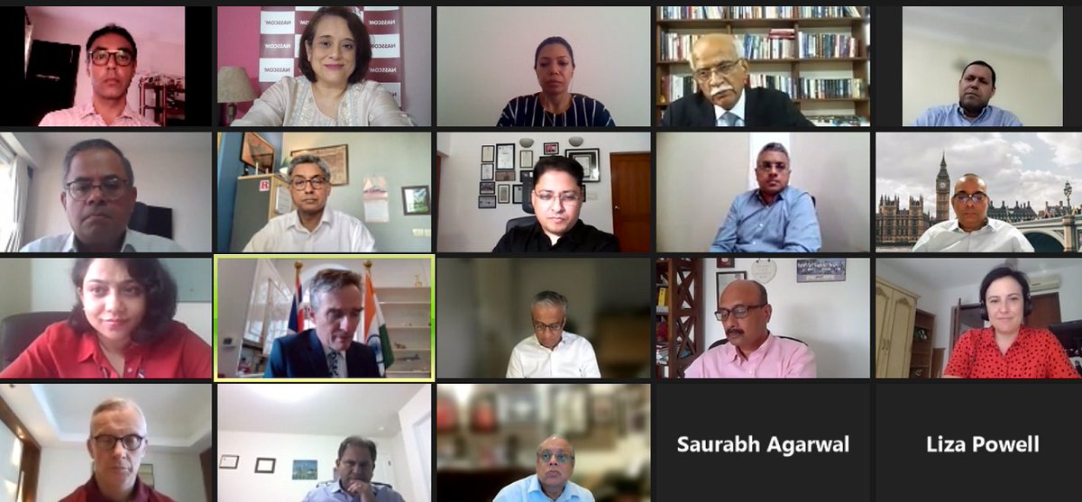 Thanks <a href="/AlexWEllis/">Alex Ellis</a> for the excellent interaction with team @NASSCOM. A very productive discussion on creating a stronger win-win partnership between the Indian n UK tech ecosystems. And a huge shout out to <a href="/VikramJmsingh/">Vikram Singh</a> n team for their wonderful support always
<a href="/shivendra_1969/">Shivendra Singh</a>