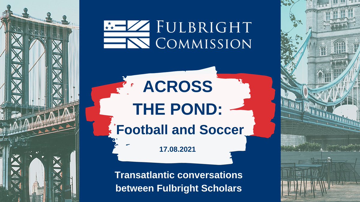 Another intriguing topic on the horizon in our next “Across the Pond” public webinar - next week, we explore Football and Soccer, one game separated by a common language. Find out more at fulbright.org.uk/events/across-…