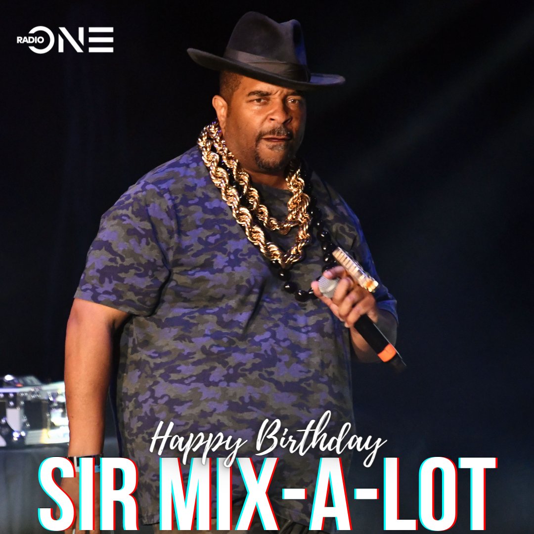 West Coast rapper Sir-Mix-A-Lot turns 63 today. Happy Birthday! 