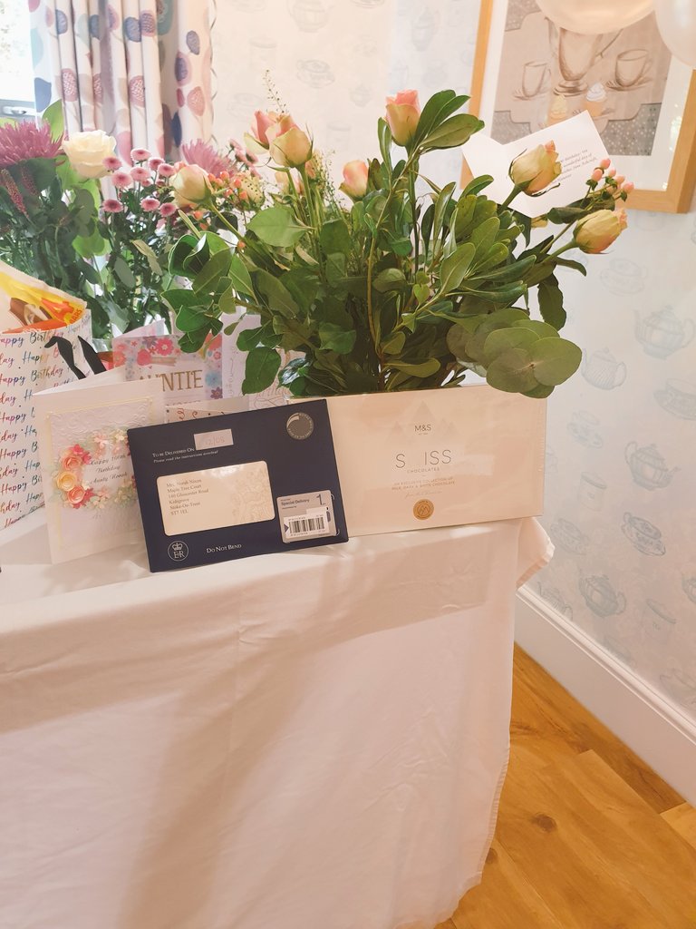 MapleTreeCourt's tweet image. Happy 100th birthday to our Nora. Shes having a great day and had some lovely gifts. Including beautiful flowers from our CEO Jane ashcroft . Xxx