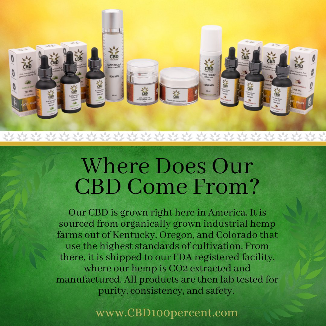 CBD 100% Relief tweet media