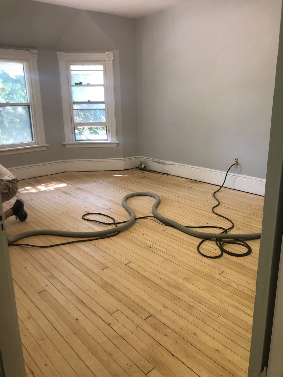 Our renovations are going well in these offices located at Holland College in Charlottetown. This Reno included removing  7 layers of wallpaper and refinishing the floors. 

#leadingedgegroup  #renovations