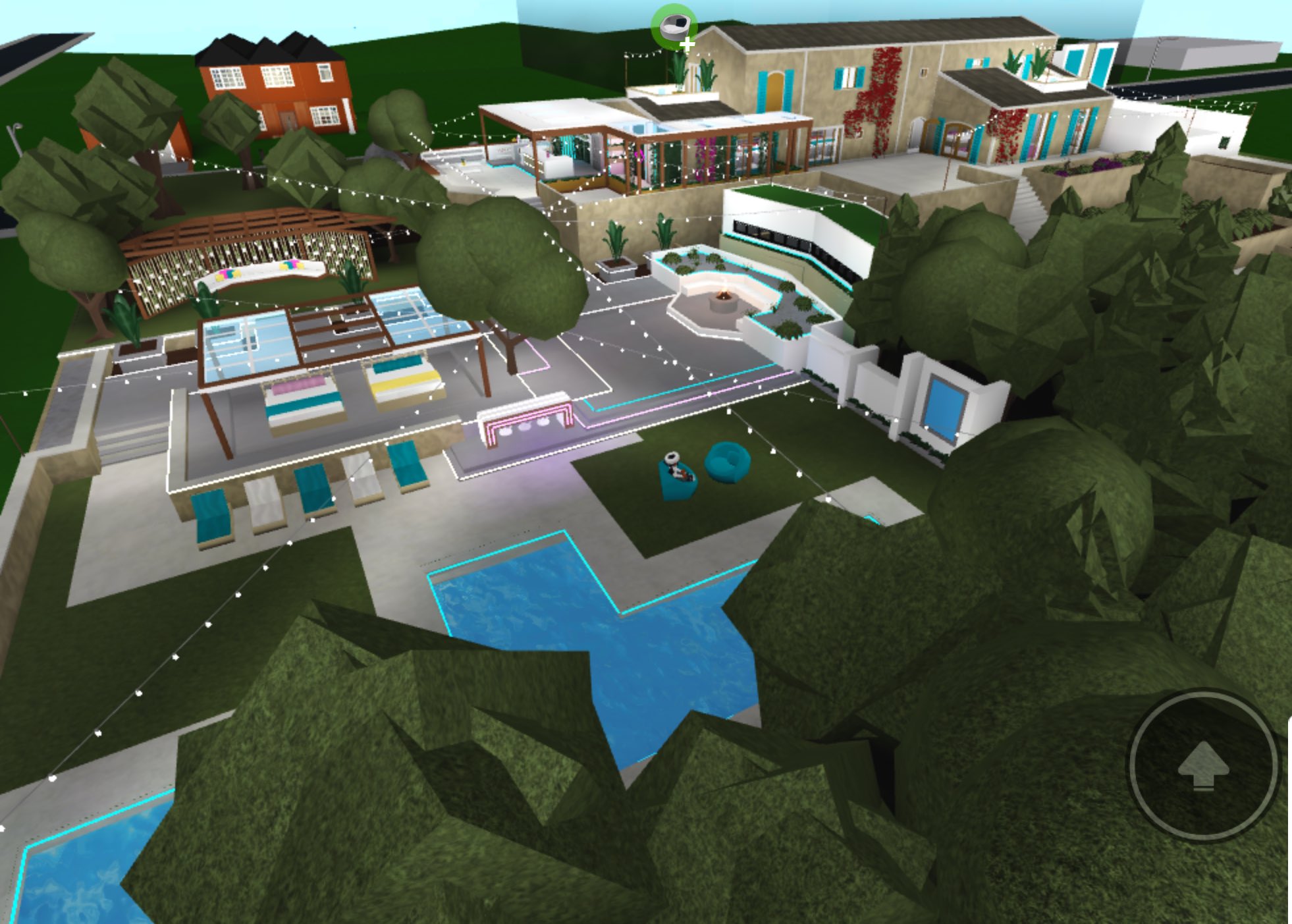 🌙 on X: Uhh.. I made the love island villa in bloxburg #roblox