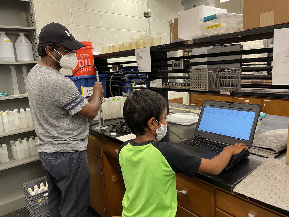 Dad found an assistant to enter data 🙂