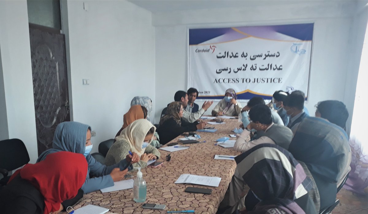 EPD_AFG's tweet photo. Access to Justice Committees held coordination meetings in #Herat &amp; #Bamyan. Representatives from various justice sectors, #CSOs &amp; #media discussed ways to improve coordination between formal &amp; informal justice providers to prevent human rights violations.

@afg_salah https://t.co/dT804WKqgs