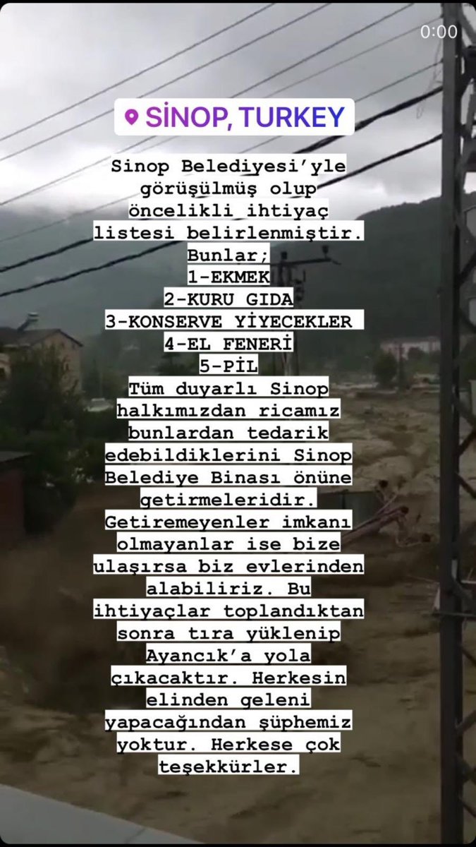 Yardım etmek isteyip Sinop Belediyesine ulaştıramayanlar için WHİTE SİDE Ekibi gönüllü olarak destek olmaktadır. İnstagram sayfaları üzerinden iletişim kurabilirsiniz instagram.com/whitesideetr?u…