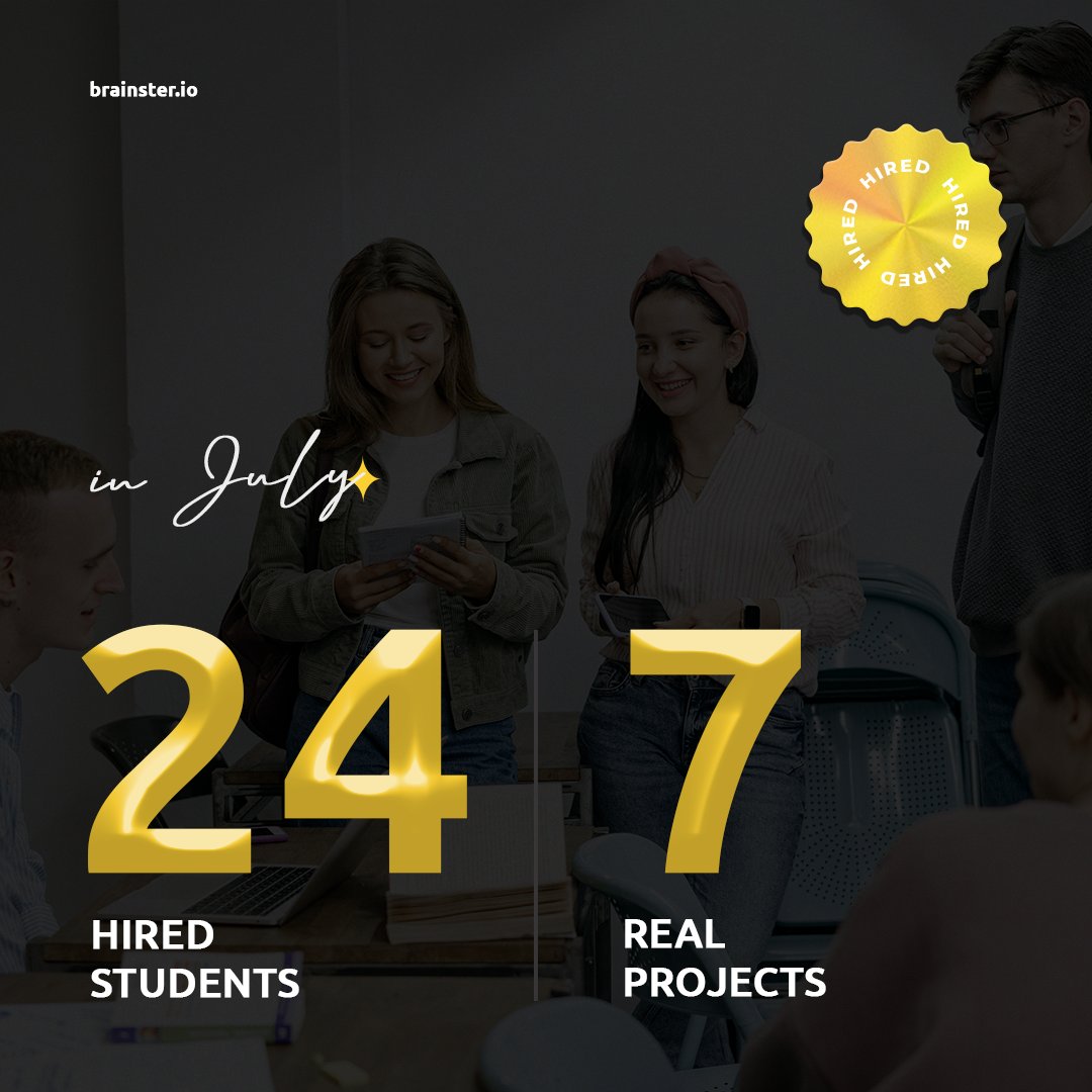 The innovations and hiring of our students continue in full swing.
In July, 24 of our students started working or taking internship programs in more than 20 local and international companies, with the addition of 7 successful real world projects.
More news soon.