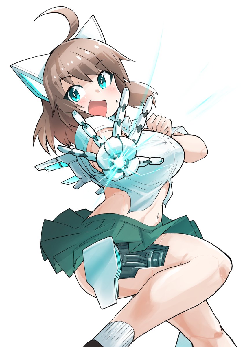 ニコニコ静画のサムネイル用フタツちゃん 