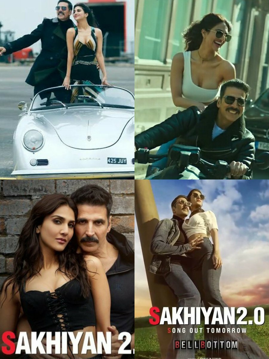 Bhushanadhau1's tweet photo. Sakhiyan2.0 - A shout-out to all the hopeless romantics...  #SakhiyanBellbottom #OutTomorrow 🥰 
#7DaysToBellbottom

@akshaykumar @vashubhagnani @vaaniofficial @tanishkbagchi #ManinderButtar @TheZaraKhan #Babbu @ranjit_tiwari @jackkybhagnani @honeybhagnani https://t.co/BaObMOt7rE