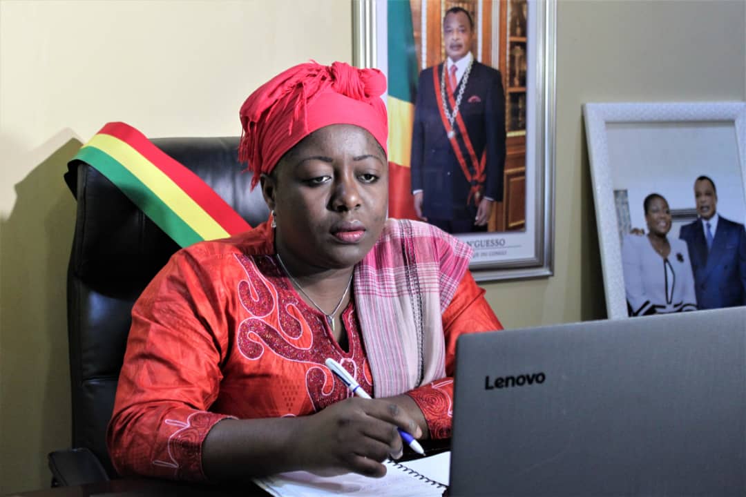 Tenue du Conseil des Ministres par visioconférence ce jeudi 12 août 2021 ,  sous la très haute autorité du Président de la République ,Chef de l'État , Son Excellence Monsieur Denis SASSOU N'GUESSO.