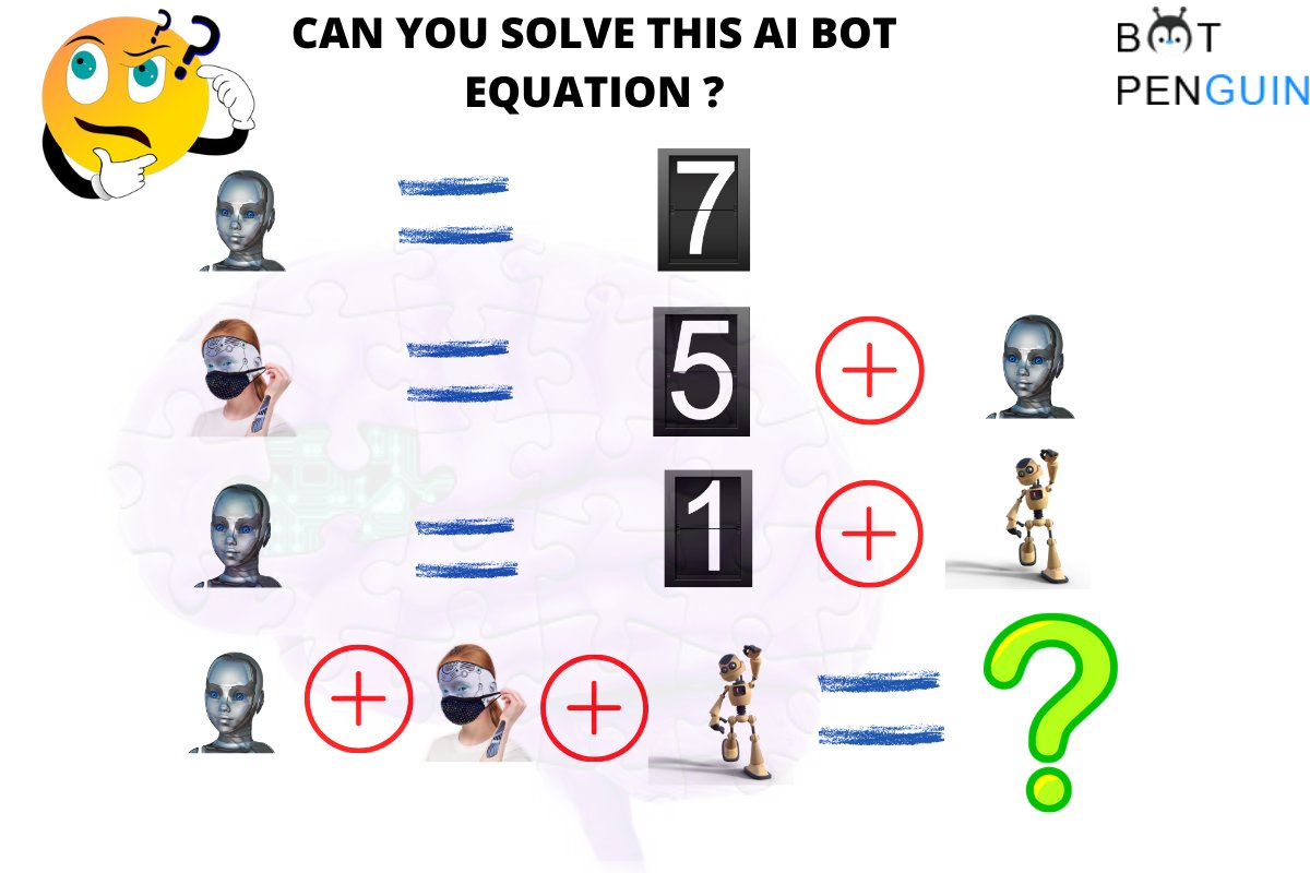 imbotpenguin's tweet image. DO YOU REALLY ACCEPT THE CHALLENGE?
(A) 20
(B) 25
(C) 18
(D) 24

if yes, Comment below the right answer.

#Acceptchallenge #logicalquestions #aibot #braindrain #Thought #equation #mathspuzzle