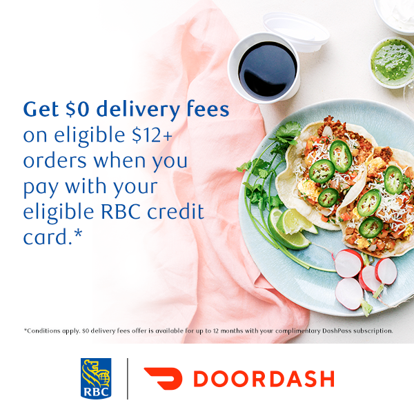 RBCSmanuel's tweet photo. Complimentary DashPass subscription1 for up to 12 months with an eligible RBC credit card*. Offer ends July 5, 2023. https://t.co/rO8iEpyag8 https://t.co/ZoJA97Yaov