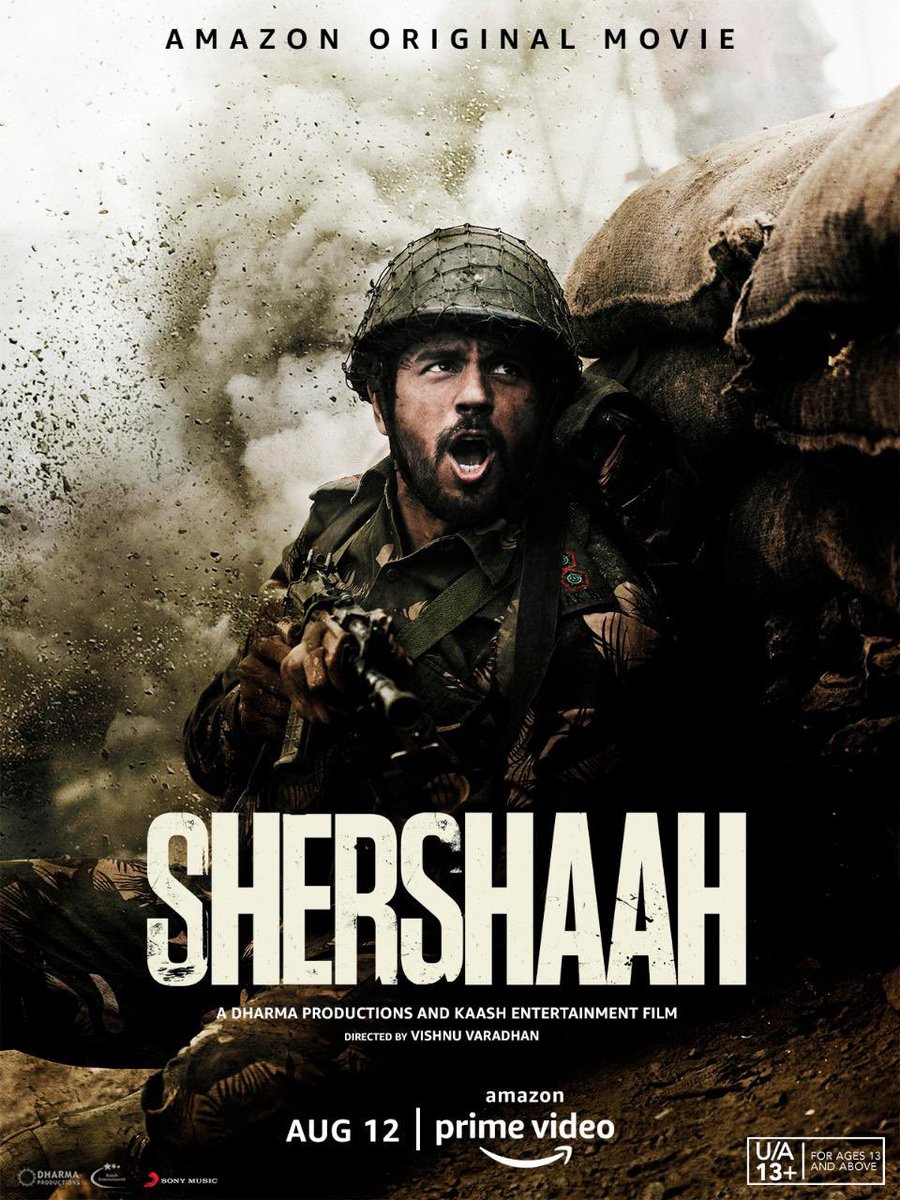 'If a man hasn’t discovered something that he will die for, he isn’t fit to live.' – King, Jr.
Watching the impactful story of legendary Kargil War hero Capt. Vikram Batra (PVC), on screen makes us realise the meaning of this quote. Watch #Shershaah with Sid's solid performance.