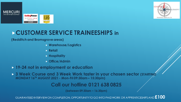Learner_Engage's tweet photo. #FANTASTICOPPORTUNITIES #LETSGETWORKING
#REDDITCH #BROMSGROVE 
CALL NOW https://t.co/nh7CVK0P2r