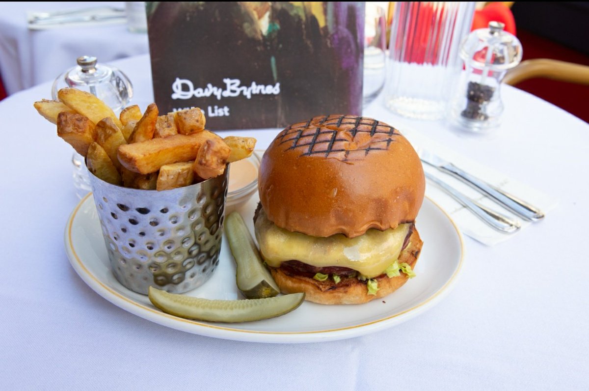DavyByrnes's tweet photo. Happy #NationalBurgerDay everyone. We are proud to be part of this special day that will donate a meal to Simon Communities for every photo shared today using the #NationalBurgerDay. There has never been a better day to try our Irish Wagyu Beef Burger. @SimonCommunity https://t.co/kkOp2RvOvc