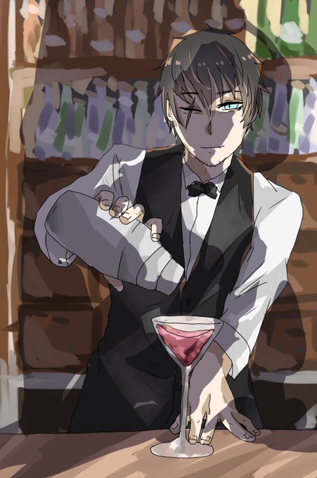 バーテンダーのtwitterイラスト検索結果