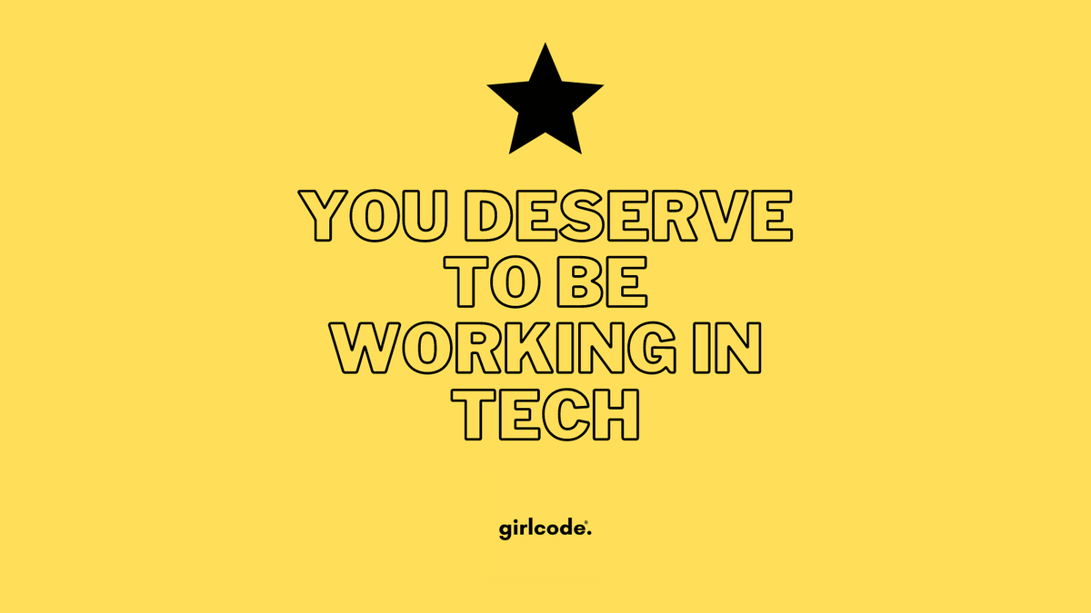 GirlCodedev's tweet image. ⭐️A reminder that you deserve to be working in tech! Keep working towards your dream! #womencoding #womenwhocode #girlsintech #girlsinengineering #girlsintech #shecancode #shecantech #softwareengineer #softwaredeveloper #diversityandinclusion #codingfemales #devcommunity