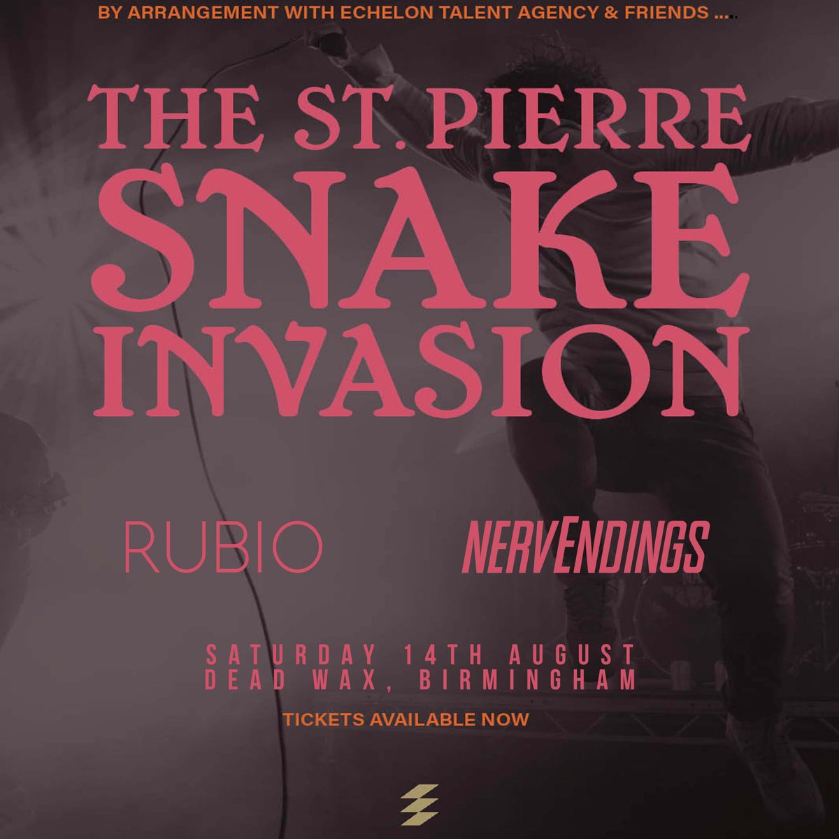 We are back and we're supporting the mighty <a href="/TSPSI/">The St. Pierre Snake Invasion</a> at <a href="/DeadWaxDigbeth/">Dead Wax Digbeth</a> 

Get your tix: seetickets.com/event/st-pierr…

Presented by <a href="/SYD_Music/">Surprise You're Dead</a>