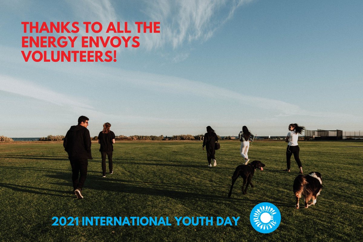 On #InternationalYouthDay we celebrate all the energy #pioneers of the future! Many thanks to all the <a href="/EnergyEnvoys/">Energy Envoys</a> volunteers ❤️💙