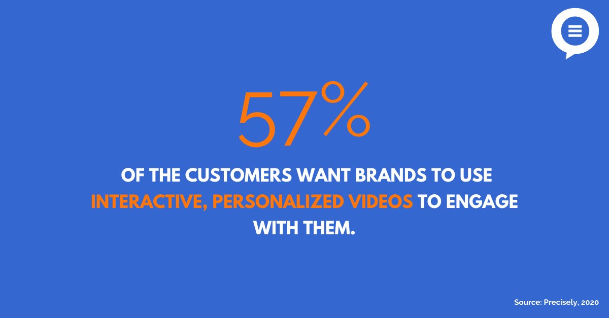 Met interactieve, gepersonaliseerde #video's bepalen kijkers zelf wat ze zien. Met een betere / langere kijkervaring als resultaat. Wil je hier meer over weten? Meld je dan aan voor ons #webinar op 10-09 om 15.00 uur. 👉dialog.gp/qJMS50FKYCy
#customerexperience