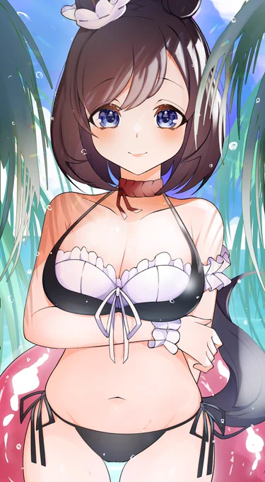 水着とエイシンフラッシュちゃん!🥰
実装まっとる〜!!!!
#ウマ娘プリティーダービー 
#ウマ娘 