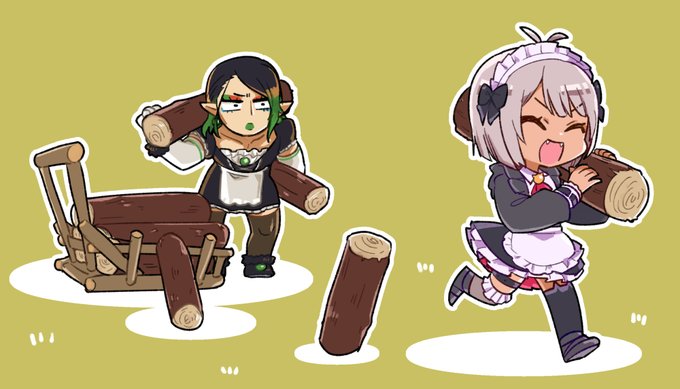 減ってんなあ!?
#お花畑青空大写生大会
#マオのお絵描き帳 