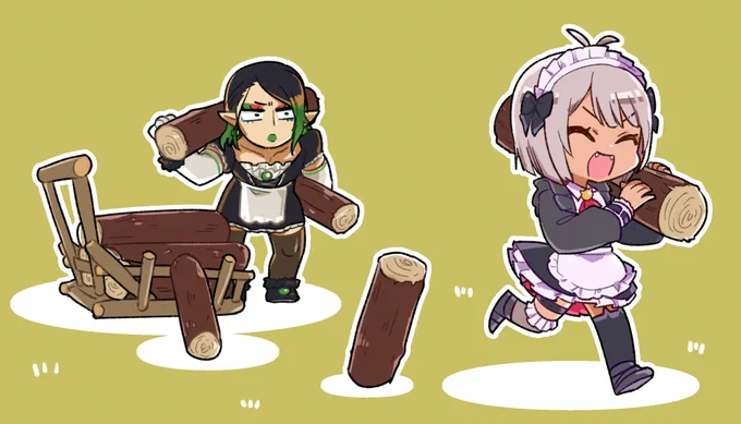 減ってんなあ!?
#お花畑青空大写生大会
#マオのお絵描き帳 