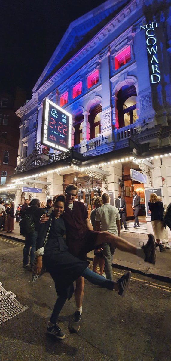 linuskarp's tweet photo. Had such a good time watching @222aghoststory - and have not stopped thinking about it since. @lilyallen is GREAT, as is the whole cast. Funny, clever and was kept on edge all the way through - more theatre like this please! 🌟👻 https://t.co/NGXIYQ9UAJ