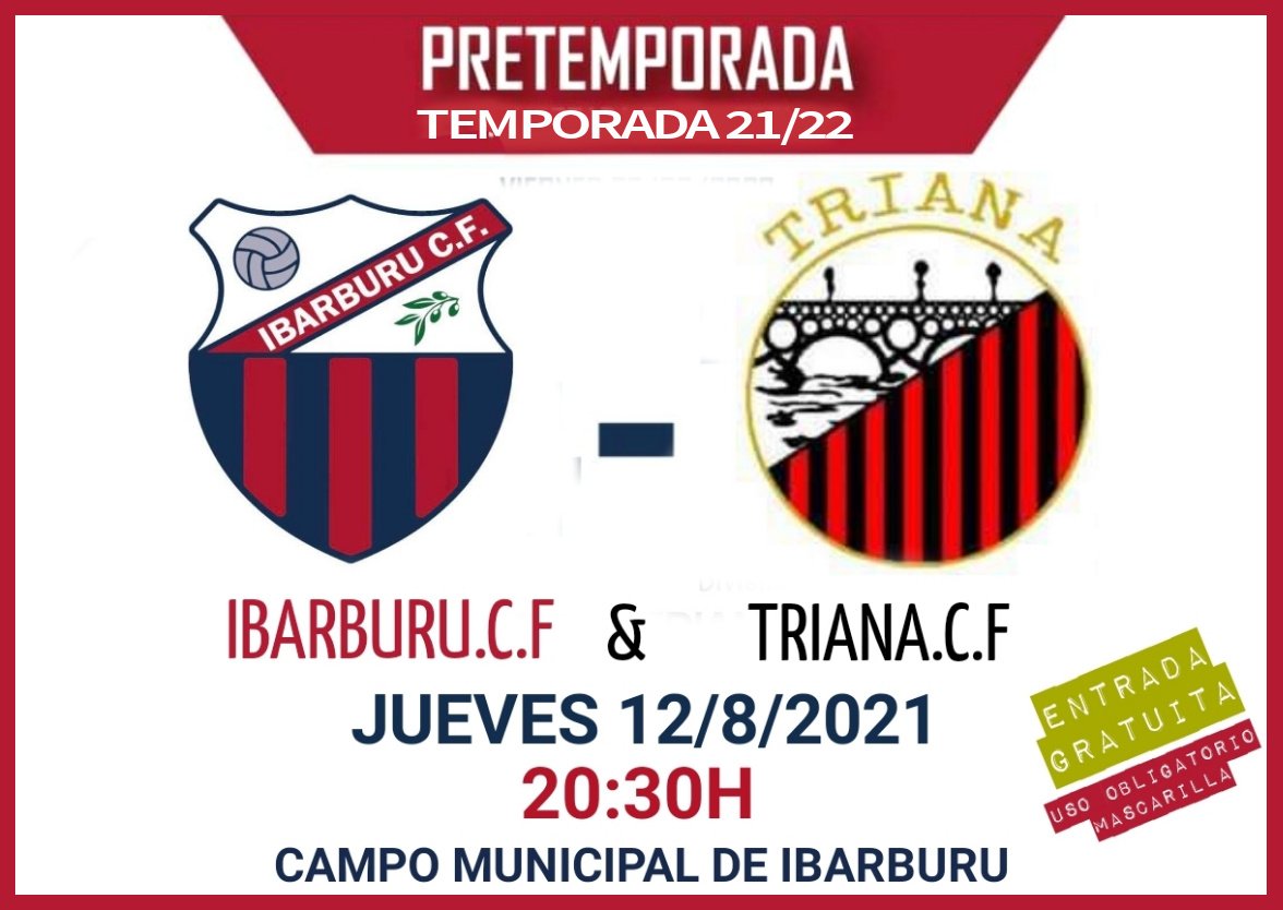 PARTIDO PRETEMPORADA SENIOR 🔴🔵⚽

Hoy en el municipal a las 20:30h, podremos disfrutar del estreno de nuestro equipo Senior!

#ibarburucf
#todosumamos
#elcorazondelbarrio1973