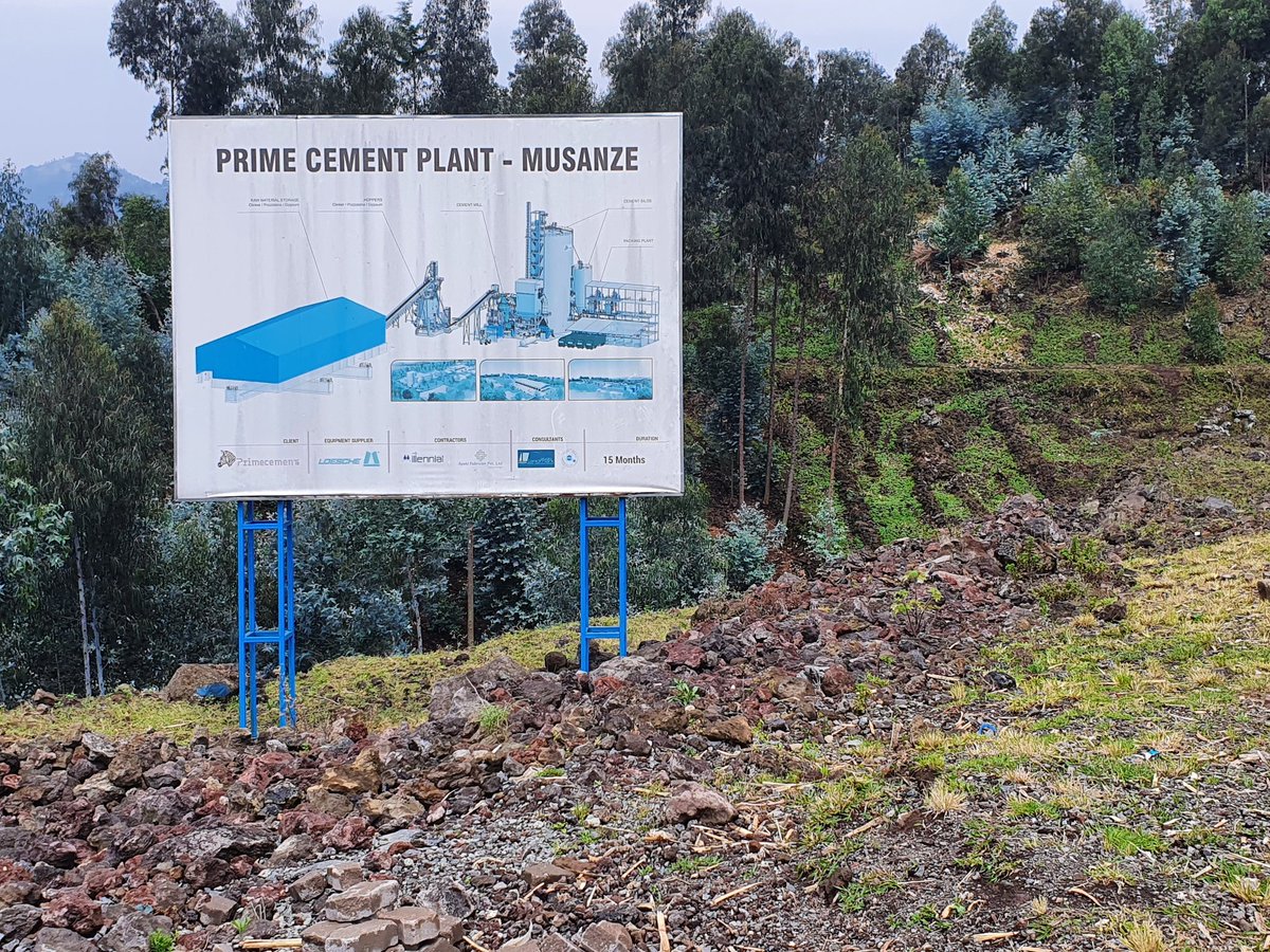karakeferdinand's tweet photo. Ruvunda - Musanze Industrial Park : Only Prime Cement Plant is there and functionning. Other Industries are needed there. https://t.co/k0E1Y2gxMu