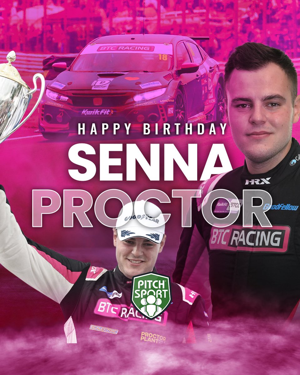 pitchbtcc's tweet photo. Happy Birthday to @btc_racing Driver @SennaProctor 🎂
Good luck this weekend Senna 🏁
#btcc #britishtouringcars #britishtouringcarchampionship #sennaproctor #btcracing #birthday https://t.co/zmX8127uTB