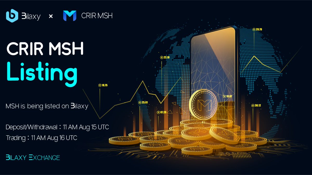 CRIR_MSH's tweet photo. $MSH LISTING ON BILAXY SOON https://t.co/lda4dnVlUQ