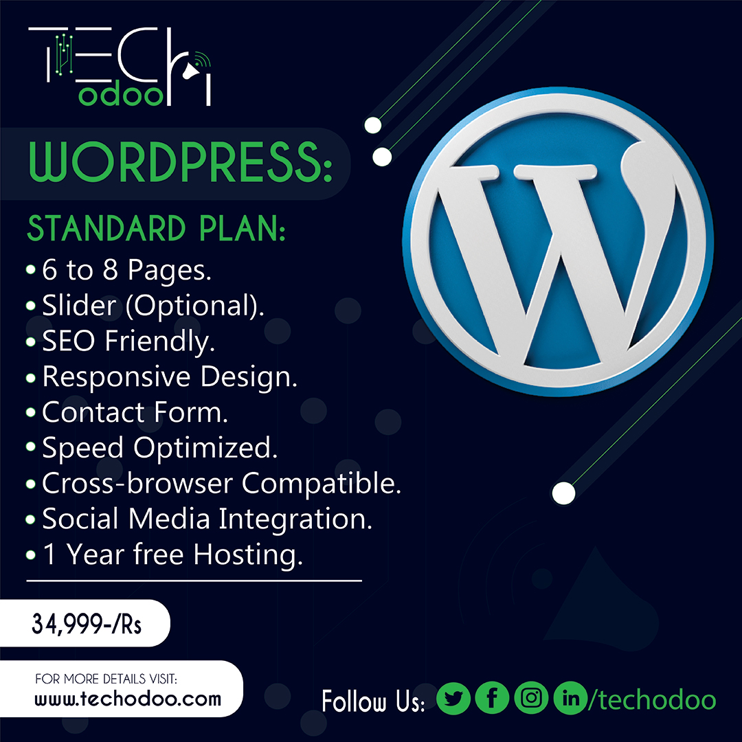 TechOdoo's tweet image. TECHODOO Website Development Offer.

#wordpress #wordpressdeveloper #wordpressdesign #wordpresswebsit #webdeveloper
#wordpressblogger #design #html #wordpresswebsite #css #wordpressthemes #graphicdesign  #wordpressblog  #websitedesign #IndependenceDayPakistan #offer #standard