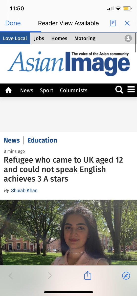warq_199's tweet photo. My daughter Shams Hadi who went to @RunshawCollege to study A-Level Biology, Chemistry and Maths achieved all A*s and is starting Medicine in September!! She was published yesterday on two articles! So proud of her @RunshawCollege #alevelresults2021 give it a read!❤️❤️ https://t.co/DTNJlqd3Ga