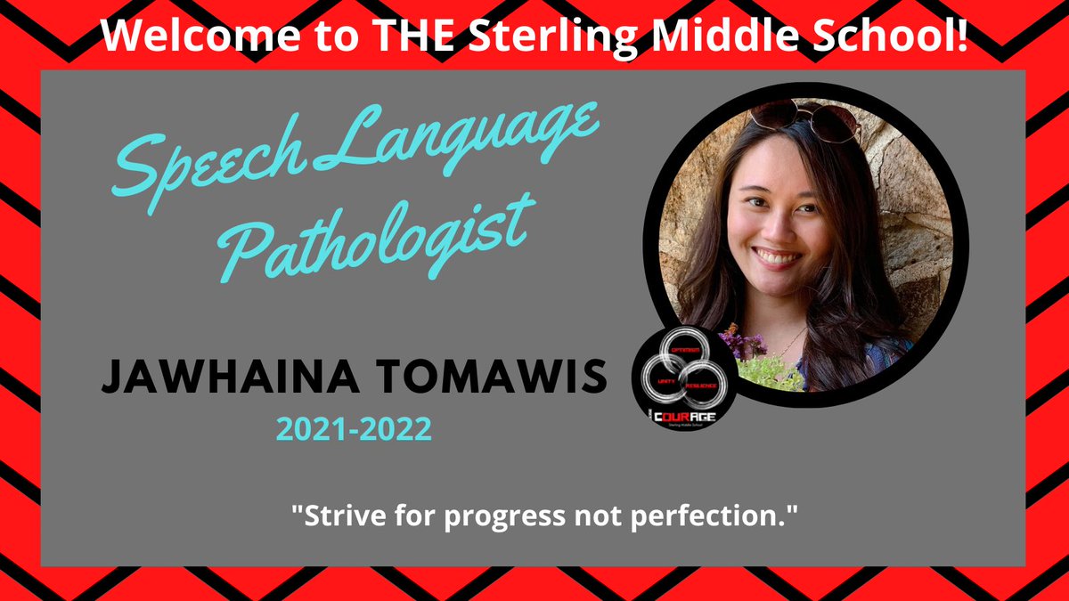 SterlingMiddle1's tweet photo. Welcome to THE Sterling Middle School, Ms. Tomawis! #SLProcks https://t.co/TMjrdaPJuF