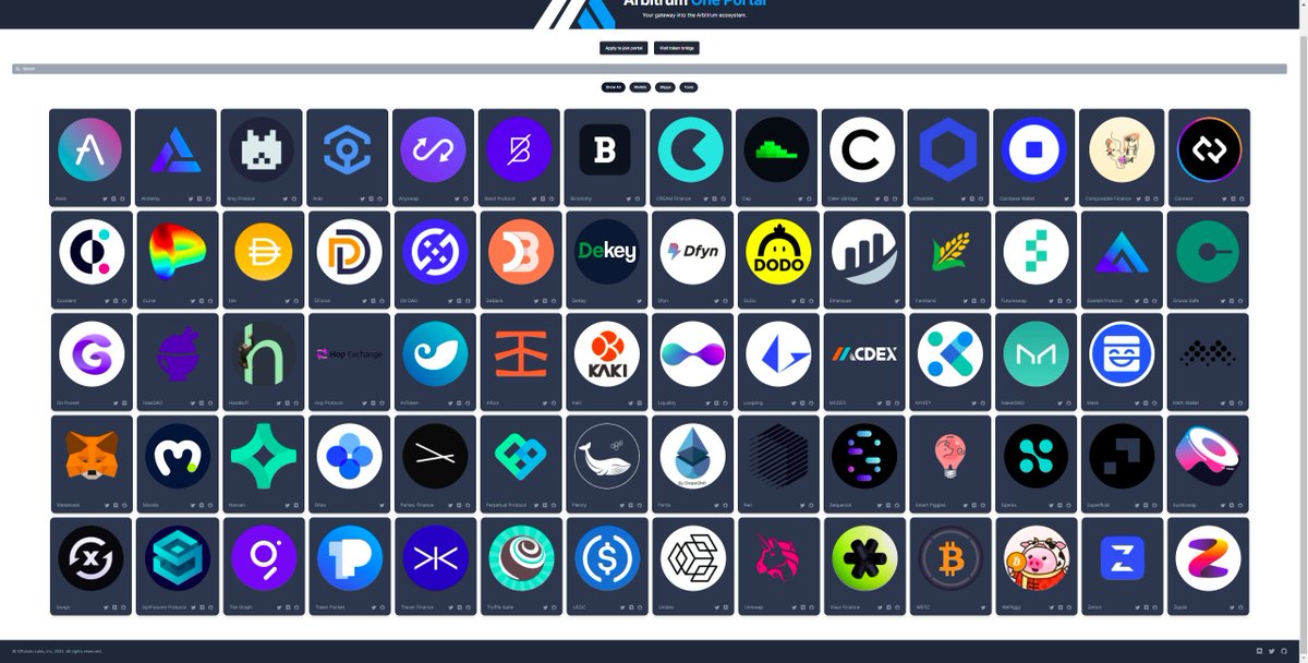 kakiprotocol's tweet photo. Can you guys find our lovely logo in tons of projects?👀
We are thrilled to be on the Arbitrum One Portal.☺️

FYI: KAKI is being audited and will be online soon!🧡
Let's go, kakiers🚀
@arbitrum @SlowMist_Team https://t.co/AjKGAz8mHm
