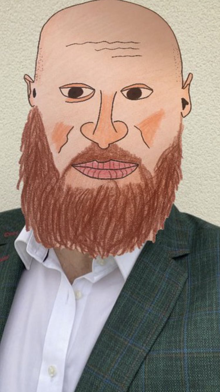     Happy birthday here s my portrait of you 