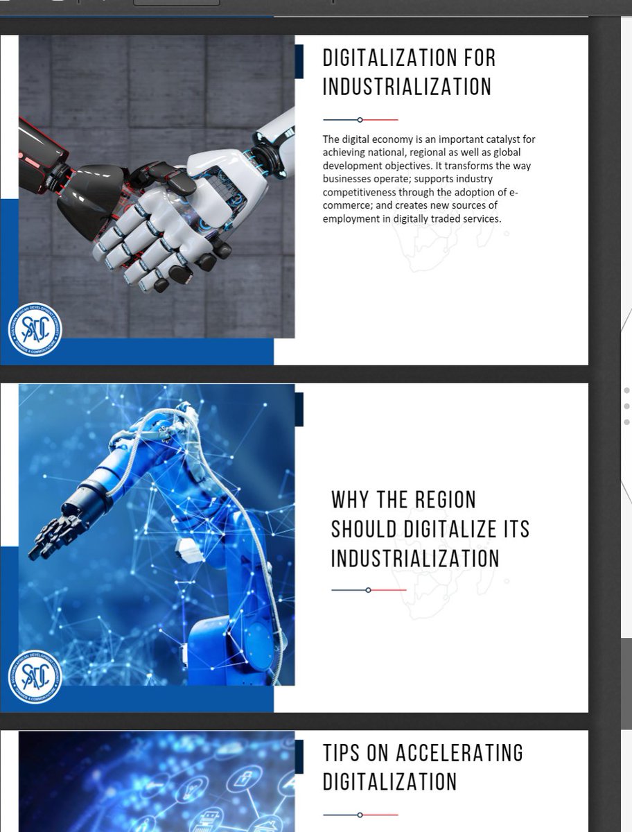 SKChilima's tweet image. I have just concluded delivering a SADC Public Lecture on the Promotion of Digitilization for the revival of the SADC industrialization agenda in the Covid 19 era.