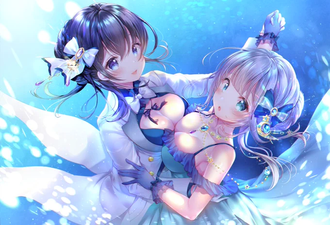 #青を見て体感温度をさげる 
