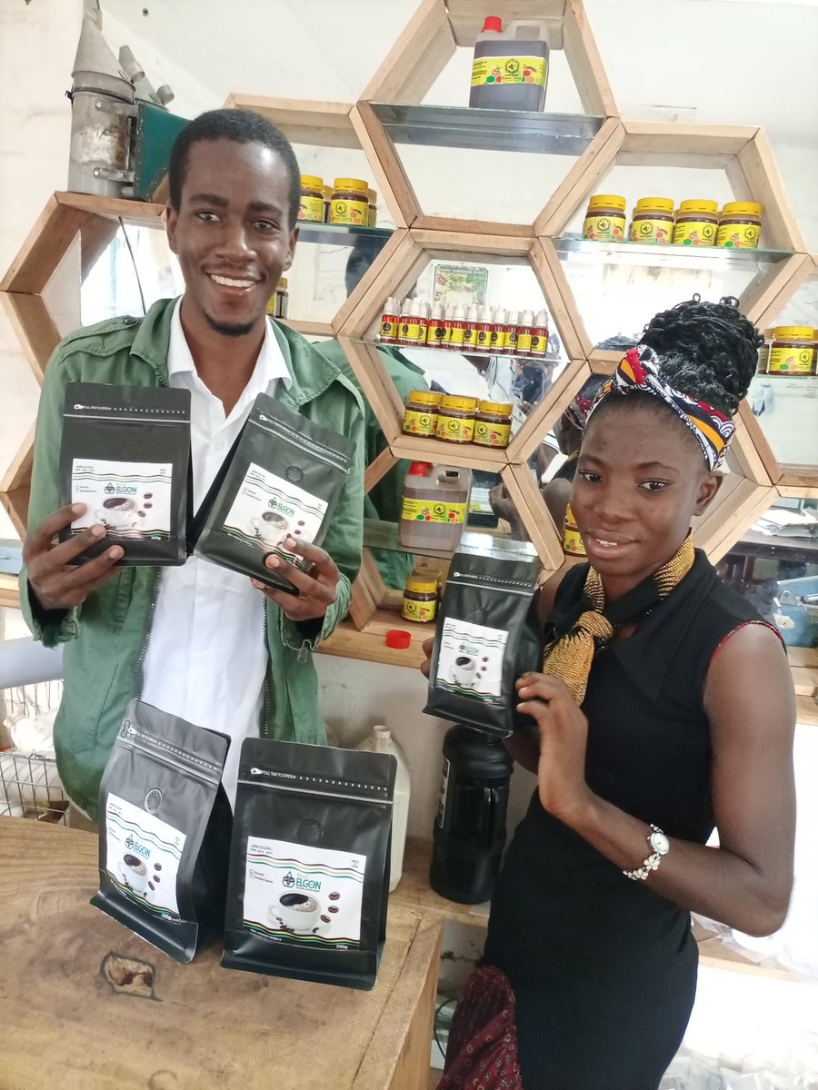 At Mount Elgon Coffee And Honey cooperative everyday is #YouthDay #YouthDay2021 We are working with Youths from production to #Marketing #roasted #Coffee #speicialtycoffee #bee honey #BrandingbyBoy youths #communication to promote #Coffee #honey #culture