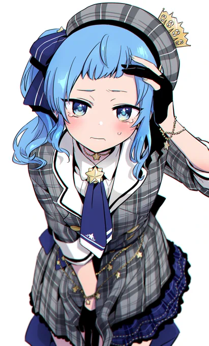 すいちゃん!!
#青を見て体感温度をさげる 