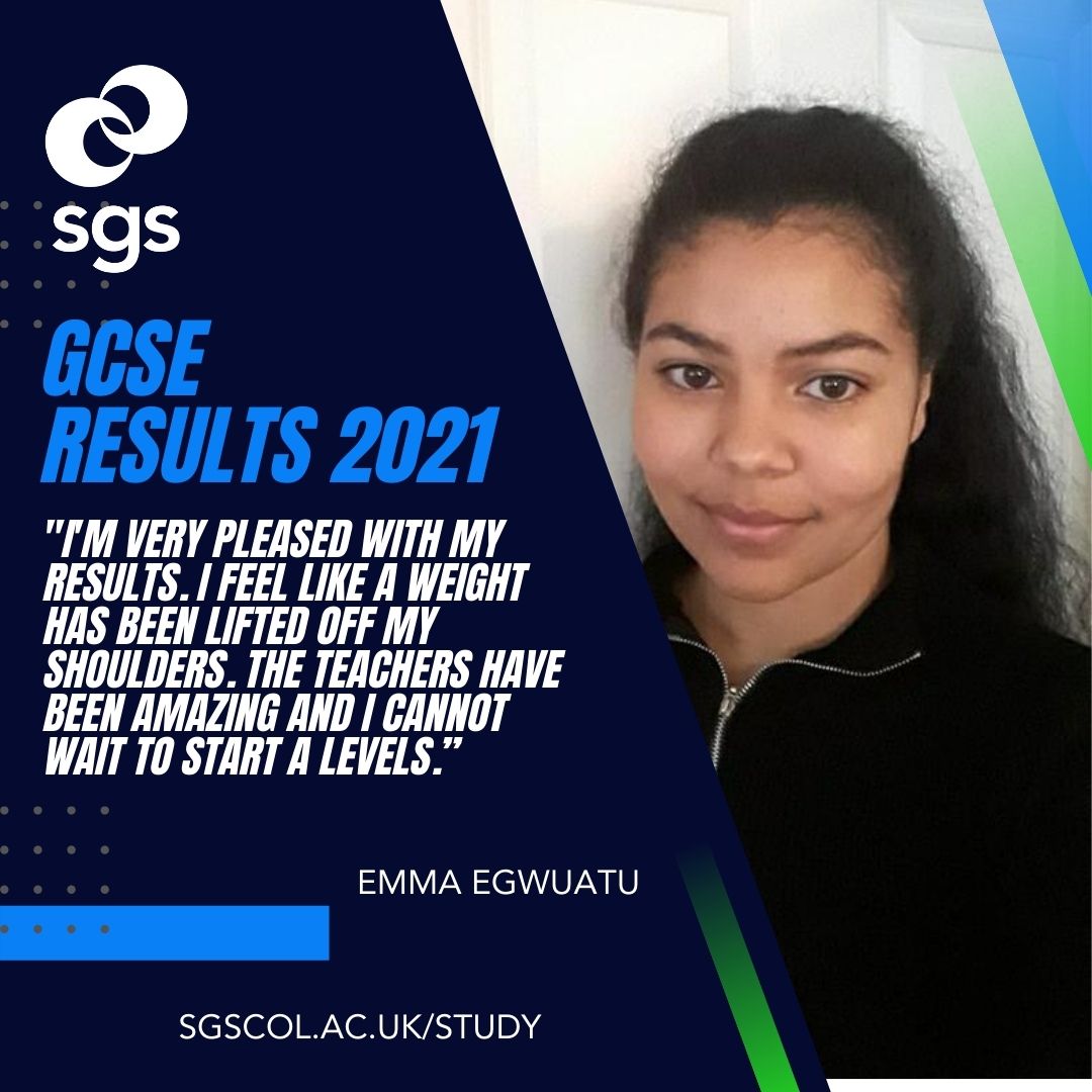Well done to SGS GCSE student, Emma,  who received a 9 in English Literature, a 8 in English Language, a 8 in Biology, a 6 in Psychology and a 5 in Math.  

She is now off to study A Levels in September at SGS. We wish you all the best!

#results #gsces #resultsday