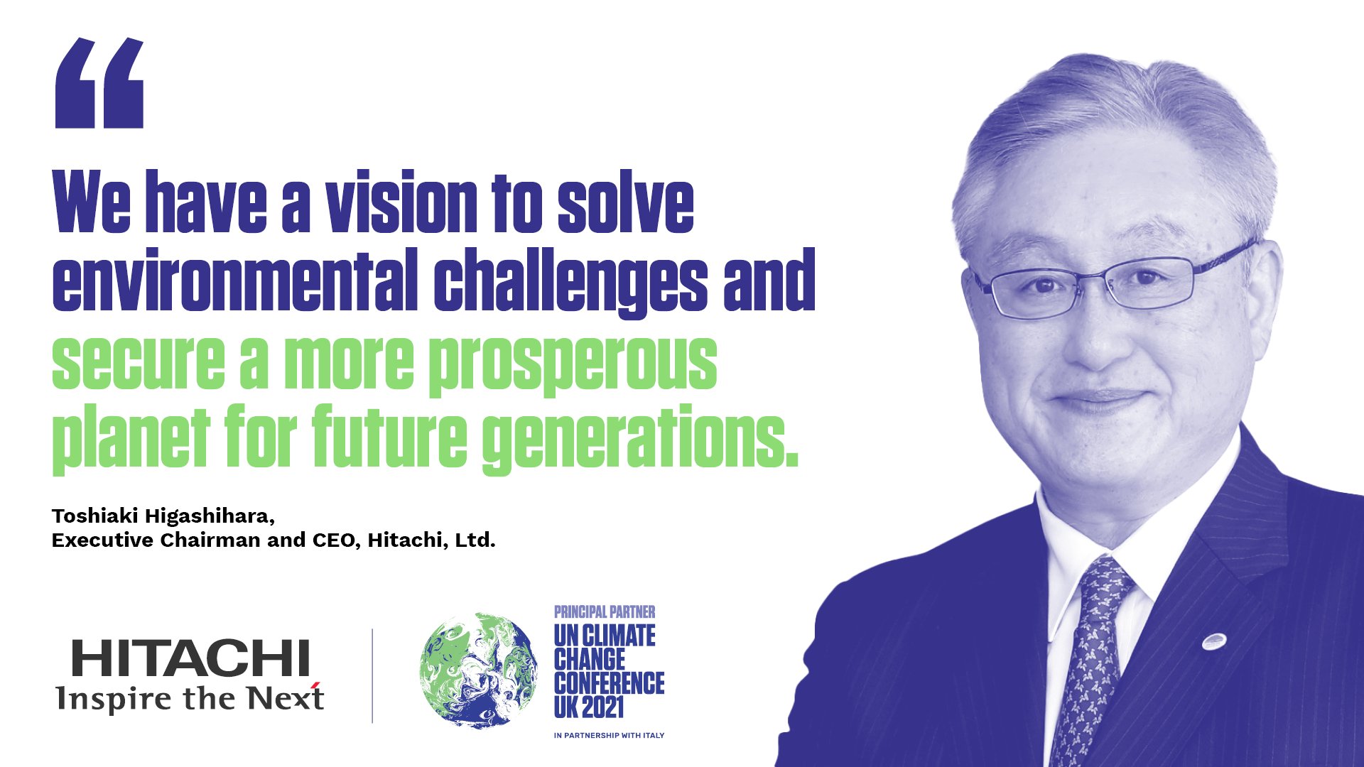 Hitachi on Twitter "Hitachi Executive Chairman and CEO Toshiaki