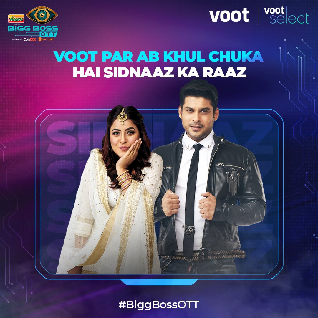 Bigg Boss (@biggboss) on Twitter photo Is chehre ke peeche ka raaz khul chuka hai on Voot๐ฅณ๐ฅณ
Jao Voot par abhi isi waqt ๐
Watch #BiggBossOTT, streaming now on #Voot!
#tnaOTT #BBOtt #BiggBossOTT #BBOttOnVoot
<a href="/karanjohar/">Karan Johar</a> <a href="/justvoot/">Voot</a> <a href="/BeingSalmanKhan/">Salman Khan</a> <a href="/VootSelect/">Voot Select</a> <a href="/VimalElaichi/">Vimal Elaichi</a> <a href="/CoinDCX/">CoinDCX : India Ka Crypto Coach</a> <a href="/swiggy_in/">swiggy</a> Is chehre ke peeche ka raaz khul chuka hai on Voot๐ฅณ๐ฅณ
Jao Voot par abhi isi waqt ๐
Watch #BiggBossOTT, streaming now on #Voot!
#tnaOTT #BBOtt #BiggBossOTT #BBOttOnVoot
<a href="/karanjohar/">Karan Johar</a> <a href="/justvoot/">Voot</a> <a href="/BeingSalmanKhan/">Salman Khan</a> <a href="/VootSelect/">Voot Select</a> <a href="/VimalElaichi/">Vimal Elaichi</a> <a href="/CoinDCX/">CoinDCX : India Ka Crypto Coach</a> <a href="/swiggy_in/">swiggy</a>