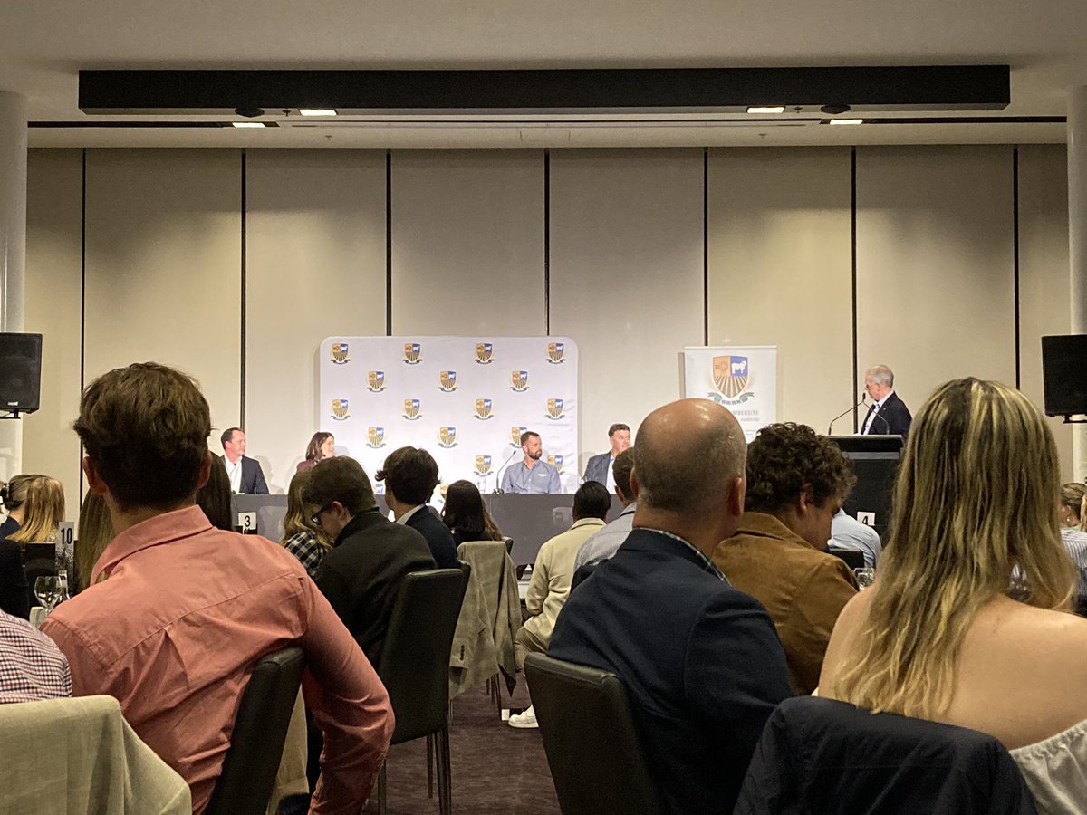 COVID-19 and Australian ag - blessing or curse is the theme of the first panel of #growingthefuture21. Ag faces an interesting future - risk management, planning &amp; understanding markets will help get us through shocks in the future 🌱
<a href="/WendyUmberger/">Wendy Umberger</a> <a href="/RaynerWill/">Will Rayner</a> <a href="/PineHillsa/">Ted Langley</a>