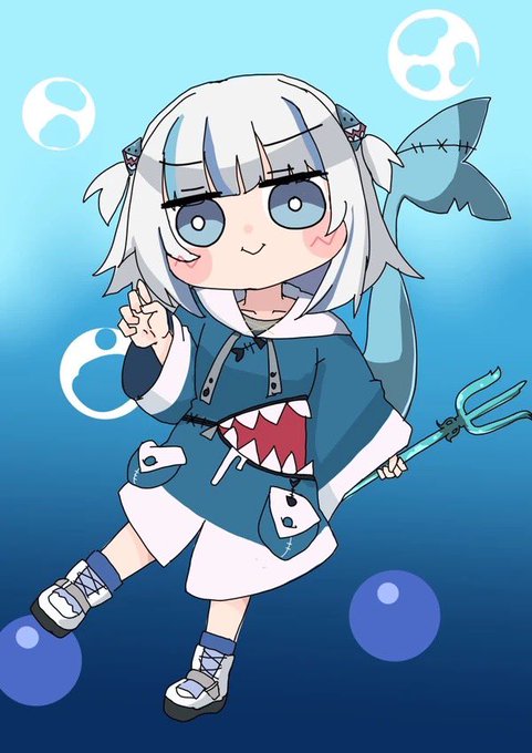 #青を見て体感温度をさげる
ぐらちゃん。 